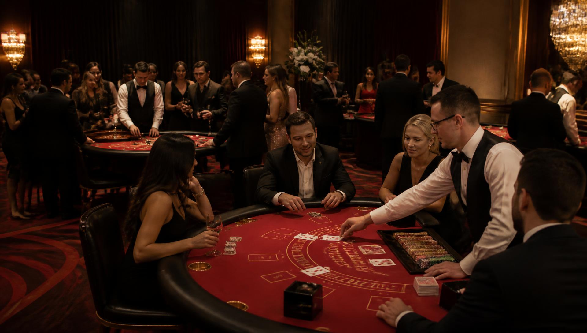 Casino party in full swing